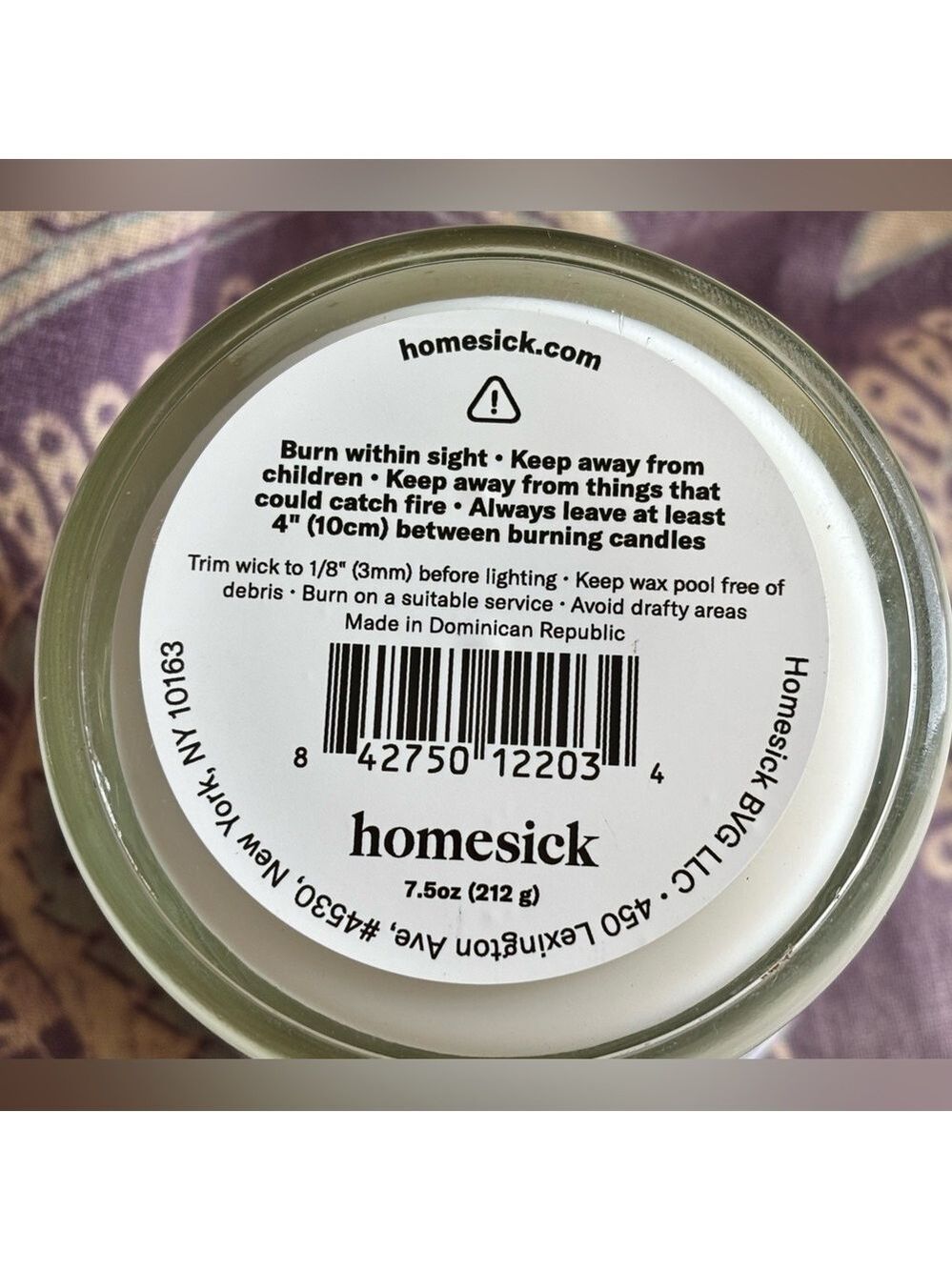 $29 MSRP *** Homesick Brand Jar Candle!**2/$20! - Picture 3 of 4